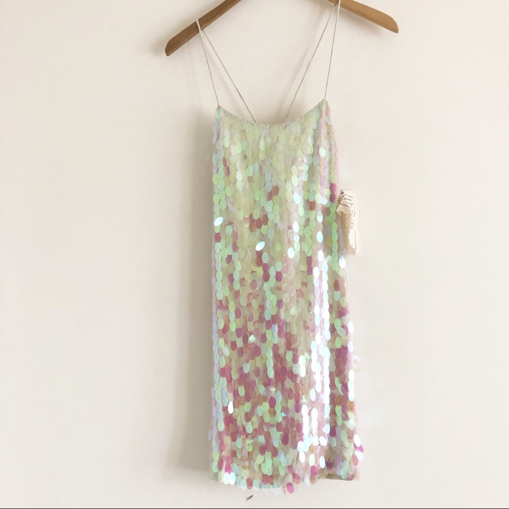 Free People Mermaid Mini Party Dress - Picture 5 of 8